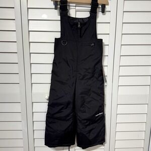 Outdoor Gear Toddler Peak Snow Bib Black Kids Boys Girls Winter Pants Size 4 NWT